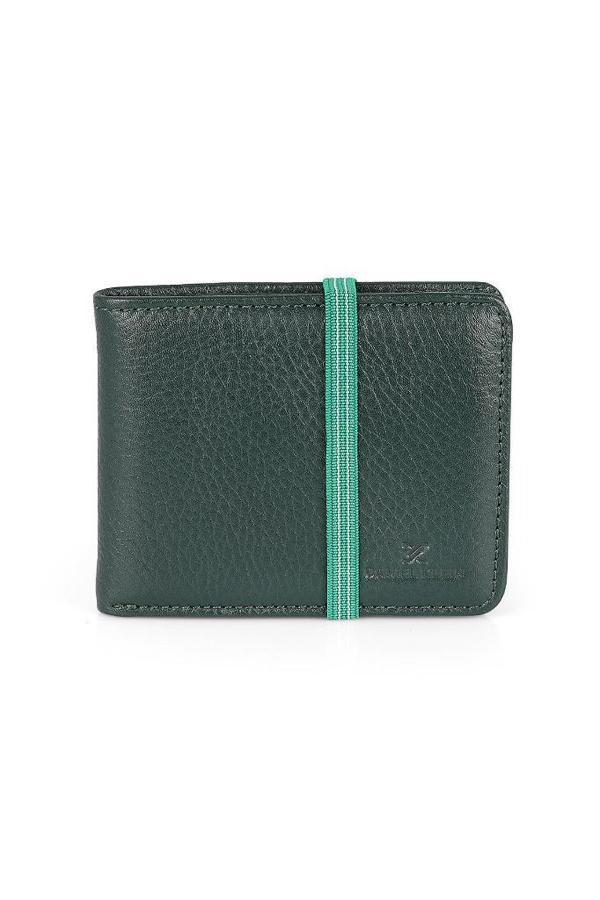 Daniel Klein DKL0794-4 Gerçek Deriden Üretilme Yeşil Erkek Cüzdan&Kartlık - Image 1