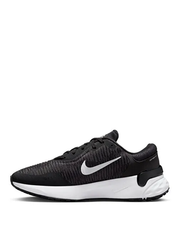 Nike Siyah - Gri - Gümüş Kadın Deri Koşu Ayakkabısı DR2682-002 W RENEW RUN 4 - Image 1