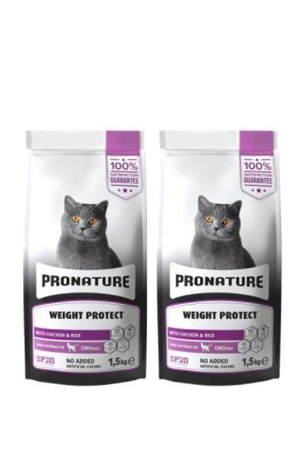 Pronature Weight Protect Tavuklu Kısırlaştırılmış Yetişkin Kedi Maması 1,5Kg x 2 Adet - Image 1