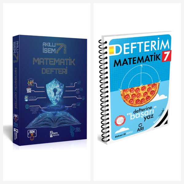 Arı 7. Sınıf Matematik Akıllı Defter Seti 2 Kitap İsem ve Arı Yayınları - Arı Yayıncılık - Image 1