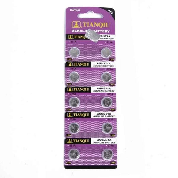 TıanQıu Ag6 Lr920/371 Alkalin 10'lu Düğme Pil - Image 1