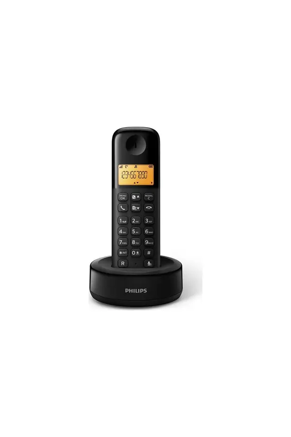 Philips D1601b/01 Kablosuz Dect Telsiz Telefon Siyah - Image 1