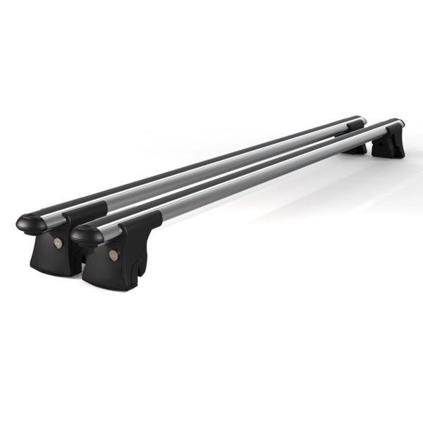 BMW X2 SUV F39 (2020-2024) için Araç Üstü Portbagaj Taşıyıcı Ara Atkı / Profesyonel Tip 2li Taşıma Barları (Gri) - Image 1