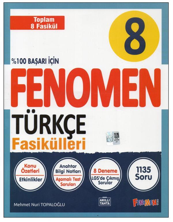 Fenomen 8.Sınıf Türkçe Fasikülleri 2023 - Image 1