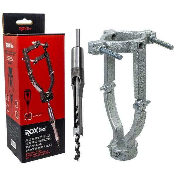 Rox Wood Adaptörlü Kare Delik Zivana Mat. Ucu 10m - Image 1