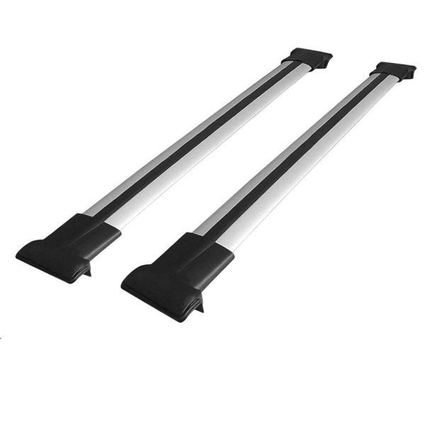 Jeep Cherokee Liberty KK (2008-2012) için Araca Özel Ara Atkı / Araç Üstü Ekipman Taşıma Barları - 2li Bar - Gri - Image 1