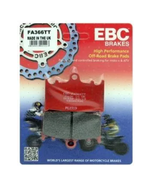 Ebc Fa366tt 2002-2009 Suzuki VL 1500 Intruder Uyumlu Arka Fren Balatası Karbon Balata - Image 1