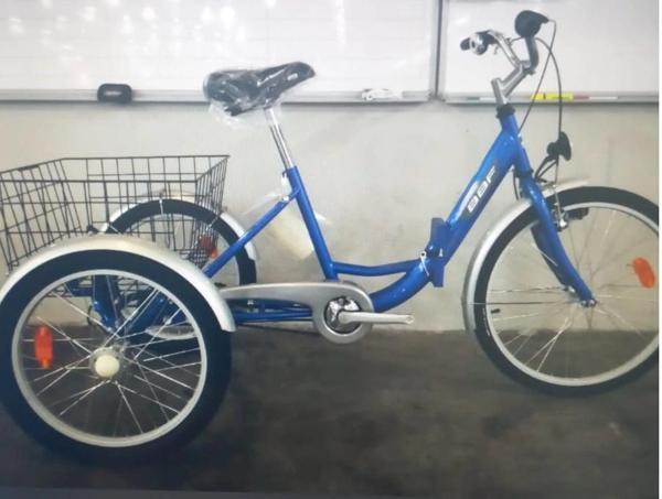 FSC BBF Cargo Nexus 3 Vites Ön V-Arka Kontra Fren Ön 24-Arka 20 Jant Katlanır Kargo Bisikleti Mavi - Image 1