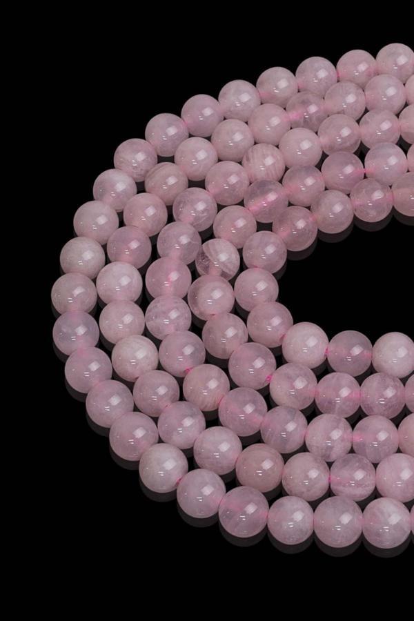 10 MM Pembe Kuvars Taşı Dizi A - Image 1