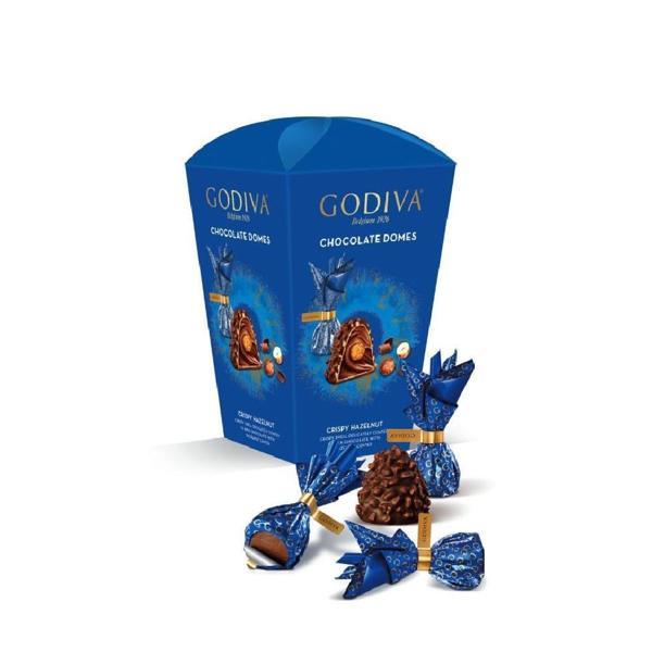 GODIV CHOCOLATE DOMES FINDIKLI 123G  x10 ADET - Image 1