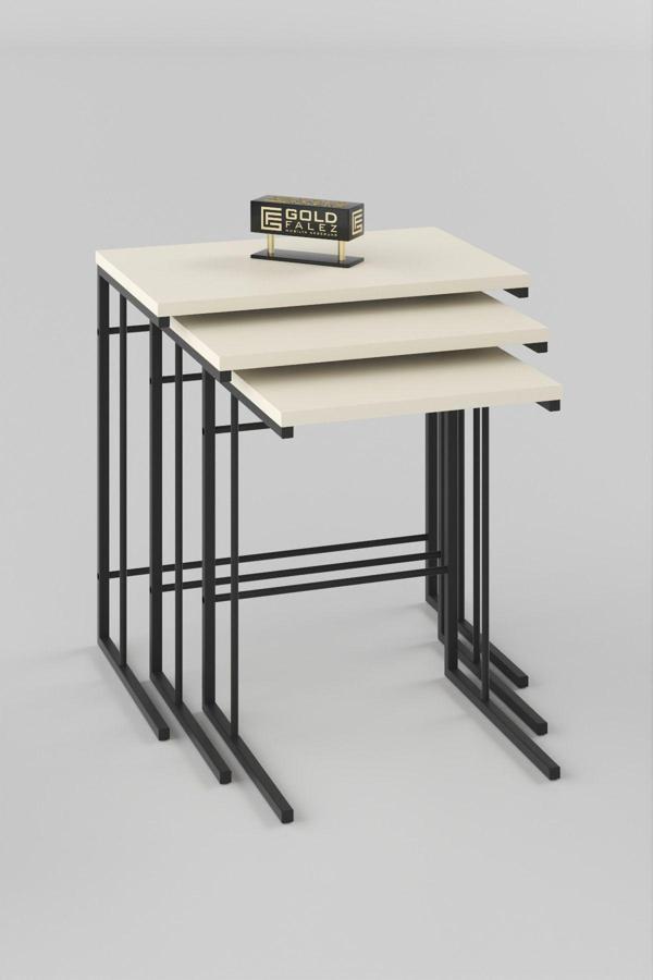 ZİGON SEHPA SOLO KREM - Image 1