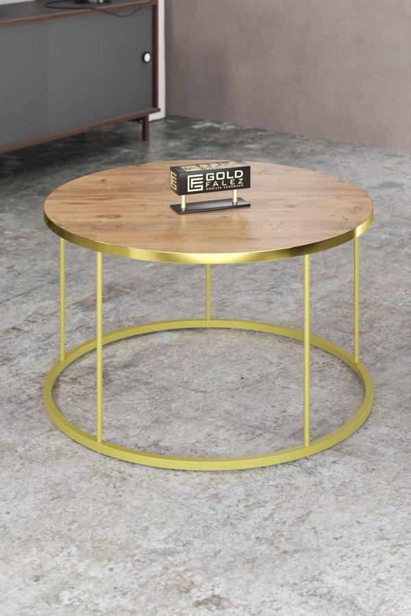 ORTA SEHPA TERRA LÜX GOLD CEVİZ - Image 1