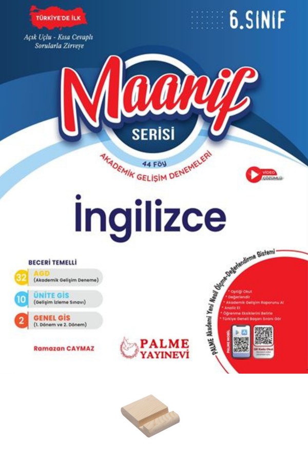 6. Sınıf Maarif Serisi İngilizce Akademik Gelişim Denemeleri + Telefon Standı - Palme Yayınları - Image 1