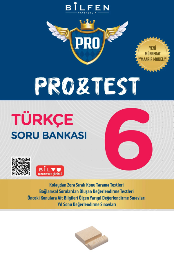 6. Sınıf Pro&Test Türkçe Soru Bankası - Bilfen Yayınları - Image 1