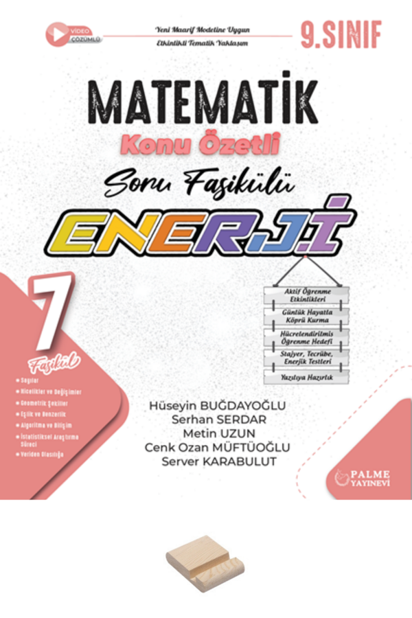 9. Sınıf Enerji Matematik Konu Özetli Soru Fasikülleri - Palme Yayınları - Image 1