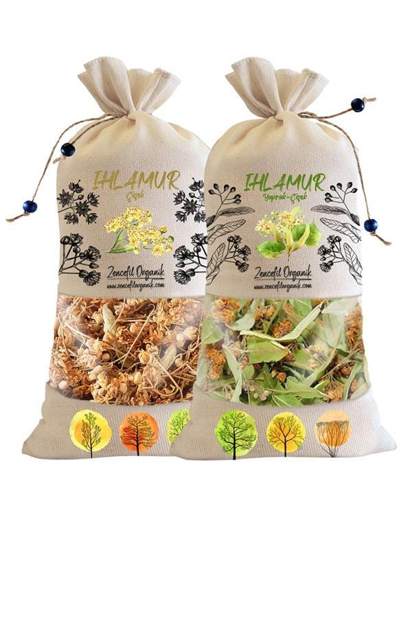Bez Torba Çiçek Ihlamur 140 Gr. + Yaprak Çiçek Ihlamur 80 Gr. Özel Seçme Ürün Linden 220 Gr. - Image 1
