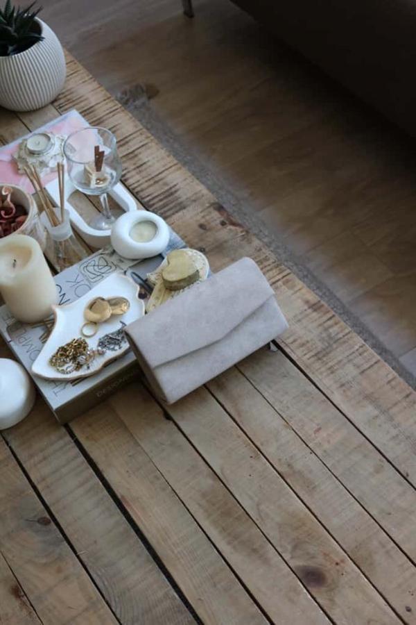 süet vizon mini kutu omuz çantası - Image 1