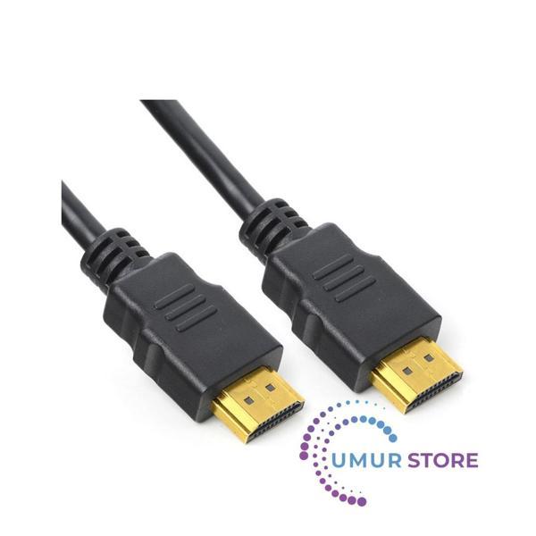 1 Metre 1.4 HDMI Kablo - 2K 60Hz/4K 30Hz,10Gbps, Altın Uçlu, Dolby, Ağ Desteği(DK-HD-CV14L100A) - Image 1