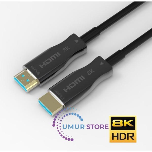 Aoc Fiber HDMI 2.1 Kablo - 48GBPS, 8k 60Hz, 4K 120Hz, 4K 60Hz, Earc, Hdr, D-Hdr, Hdcp2.3, Dolby Visi - Image 1