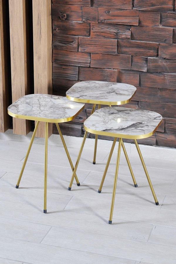 Zigon Sehpa 34*34 Altın Efes - Image 1