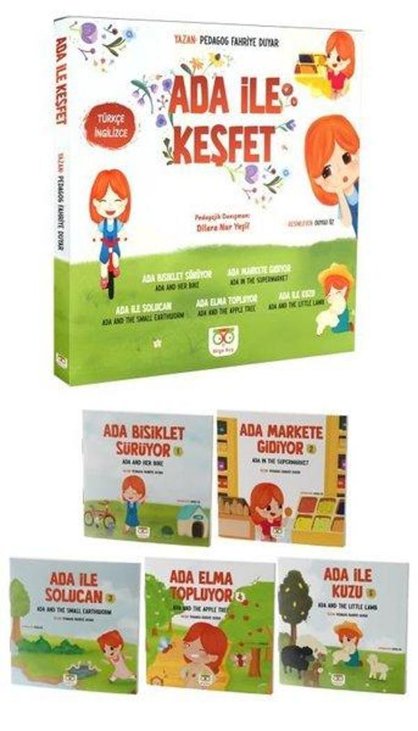 Ada İle Keşfet Serisi Seti - 5 Kitap Takım - Bilge Kuş Yayınları - Image 1