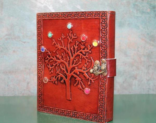 MDB Taşlı Deri Defter Model 5 - Image 1