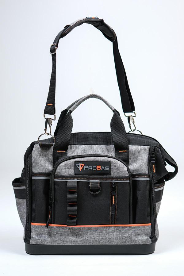 Profesyonel Tel Destekli Tam Açılır Su Geçirmez 31 Bölmeli Plastik Tabanlı Alet Takım Çantası - Image 1