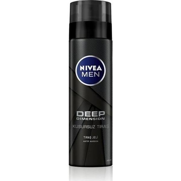 Nivea Men Deep Dimension Tıraş Jeli 200 ml 2 Adet - Image 1
