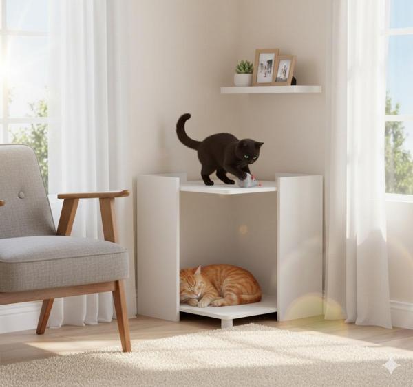 MiloBox Komodin Çok Amaçlı Kedi Mobilyası - Image 1