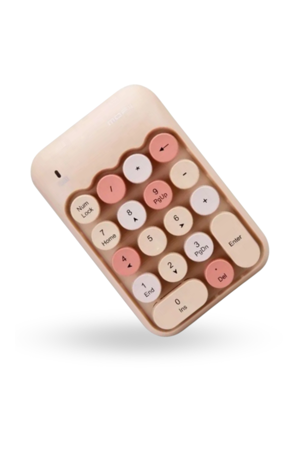 Büro Ev Ofis Bilgisayar Klavyesi için Kahverengi Numlock - Image 1