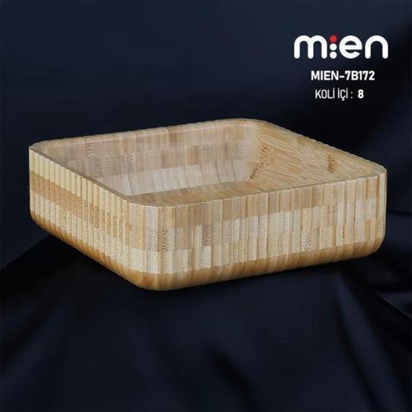 MİEN 23 CM KARE BAMBU CURVE KASE  - Image 1