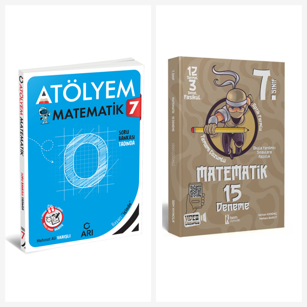 Arı 7. Sınıf Matematik Atölyem + 15 Deneme Seti Arı ve İsem Yayınları - Arı Yayıncılık - Image 1