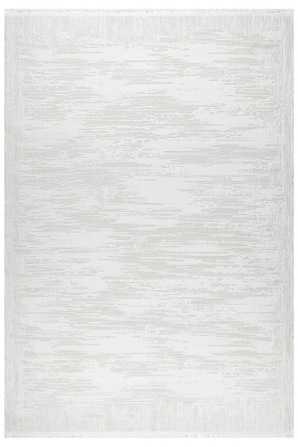 Distressed Pattern Eskitme Pamuk Tabanlı Salon - Oturma Odası  Krem Renk Halı - Image 1