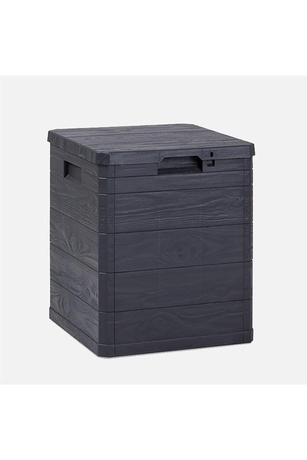Bahçe, Balkon, Havuz Depolama Sandığı 90 Litre Antrasit | Kompakt & Dayanıklı Saklama Sandığı - Image 1