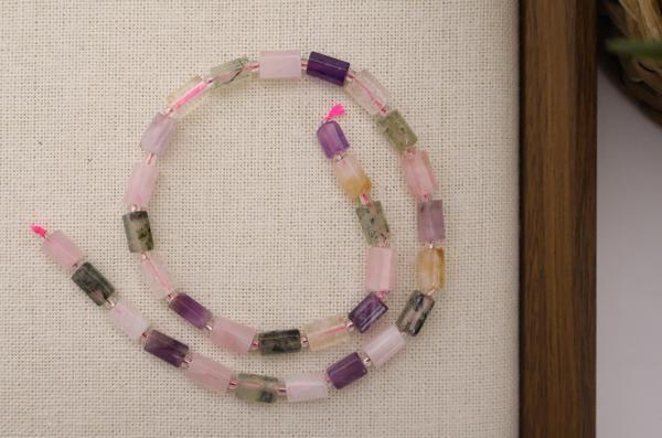 SİLİNDİR KÖŞELİ KESİM MİX 8X11 MM DOĞAL TAŞ DİZİ- YÜKSEK KALİTELİ DOĞAL TAŞ - Image 1