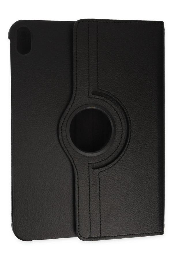 iPad 2022 10.9 (10.nesil) Kılıf 360 Tablet Deri Kılıf - Siyah-(5796) - Image 1