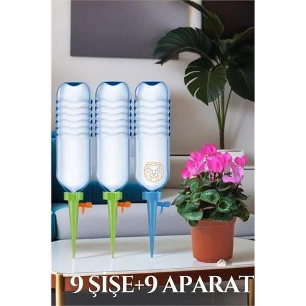 Turk Çiçek Damlama Sulama Şişe Aparat 18 li set Seti - Image 1