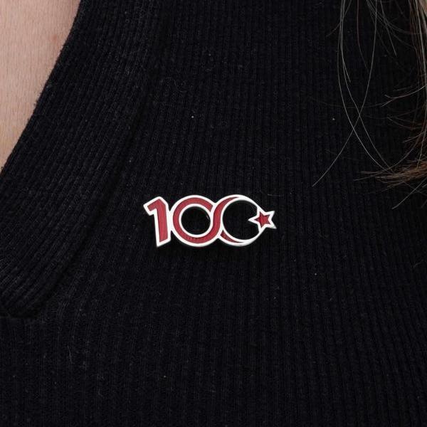 Supertrend Gümüş Ay Yıldız 100.yıl Rozet - Image 1