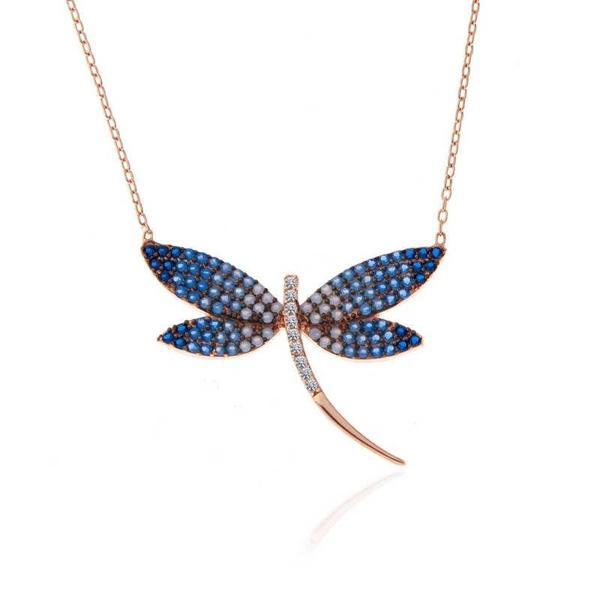 Supertrend Gümüş Rose Yusufçuk Kadın Kolye - Image 1