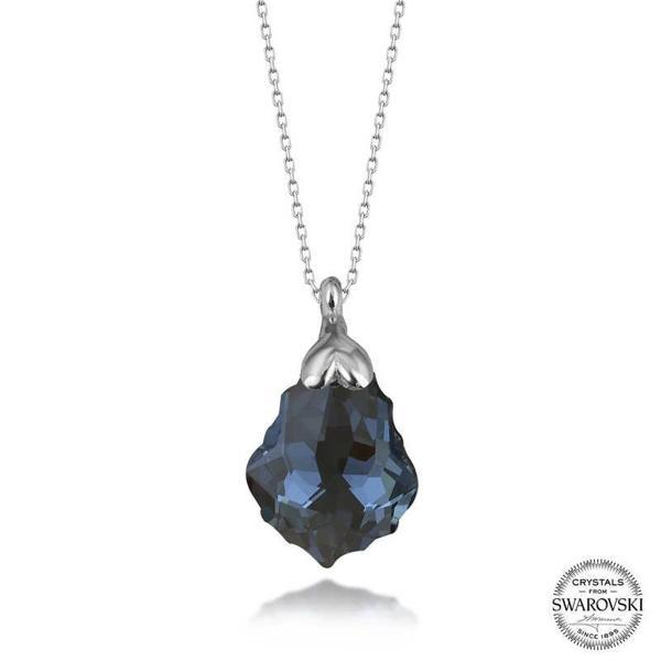 Supertrend Swa Crystal Taşlı Gümüş Kadın Kolye - Image 1