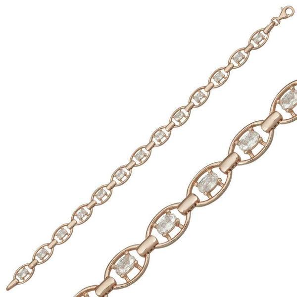 Supertrend Gümüş Rose Oval Su Yolu Bayan Bileklik - Image 1