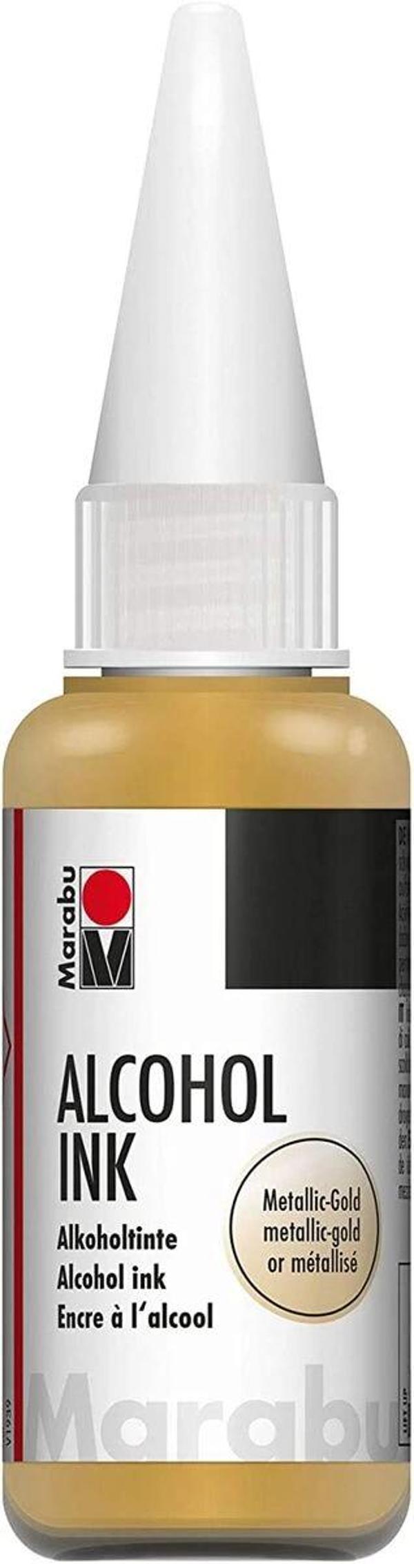 Supertrend Alcohol Ink Alkol Bazlı Mürekkep 20 ml. Metallic Gold - Image 1