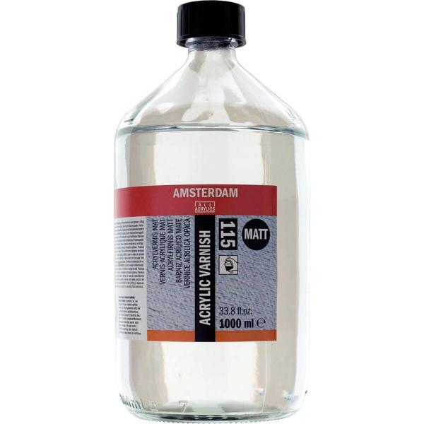 Supertrend Amsterdam Acrylic Varnish Matt 115 Mat Akrilik Boya Verniği 1000 ml. - Image 1