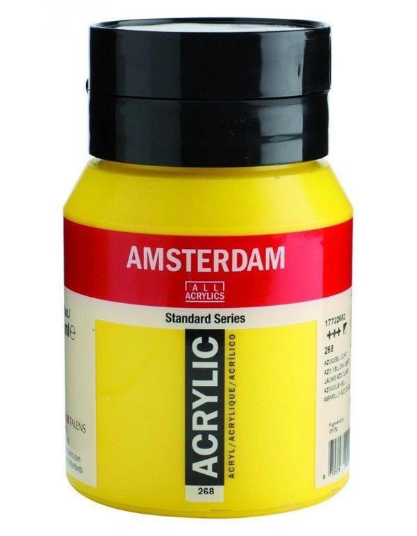 Supertrend Amsterdam Akrilik Boya 500 ml. 268 Azo Yellow Light - Image 1