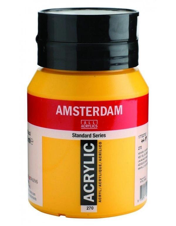 Supertrend Amsterdam Akrilik Boya 500 ml. 270 Azo Yellow Deep - Image 1