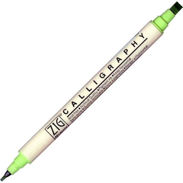 Supertrend Calligraphy Çift Uçlu Kaligrafi Kalemi 2 mm. + 5 mm. 402 Kiwi - Image 1