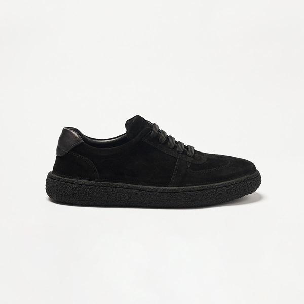 Erkek Oxford ( Klasik) OG-2180 John May 2161-101 Siyah Süet-Siyah Dolaplı - Image 1