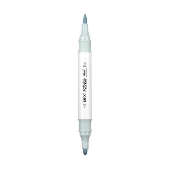 Supertrend Acrylic Duo Marker Çift Uçlu Su Bazlı Boyama Markörü No:153 Gri Mavi - Image 1