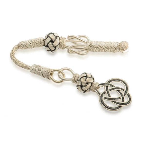 Supertrend Gümüş Trabzon Örmesi Kazaz Tesbih Püskülü - Image 1