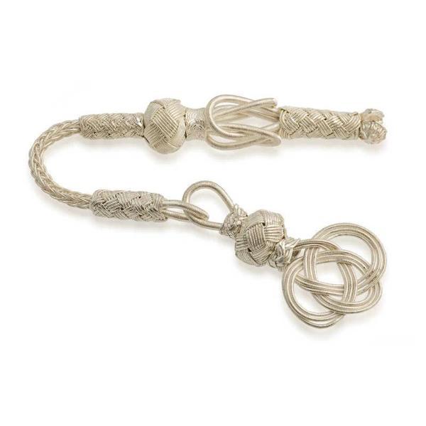 Supertrend Gümüş Trabzon Örmesi Kazaz Tesbih Püskülü - Image 1